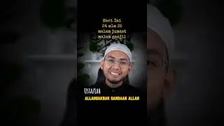 malam Jumaat dan malam ganjil.. rebutlah peluang ini