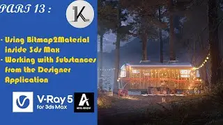 3Ds Max and V-Ray Advance Rendering Skills- Part 13: Bitmap 2Material  & Substances  Designer