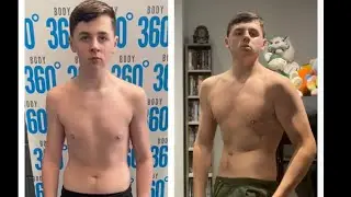 1 year body transformation from skinny to muscular (14 years old)