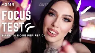 ASMR Peripheral Vision Test + Extremely Fast Focus Test [Follow my instructions with games]