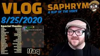 VLOG - 8/25/2020 (REUPLOAD)
