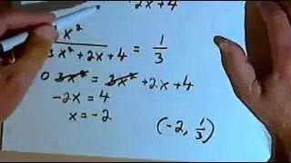 Determine Whether a Graph Intersects the Horizontal Asymptote 143-4.2.4.c