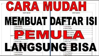 CARA MEMBUAT DAFTAR ISI UNTUK MAKALAH !, LAPORAN PKL , SKRIPSI , BUKU SERTA KARYA ILMIAH