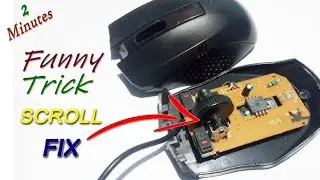 Mouse scroll wheel not working fix in 1 min | Wireless Mouse scroll not working