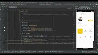 Flutter profile screen design with code