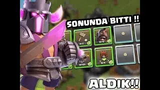 TÜM GÖREVLERİ YAPTIK !! BARBAR KRAL SKİN | Clash Of Clans