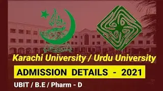 Karachi University Admission Details - 2021 | Wafaqi Urdu University Admission Details - 2021