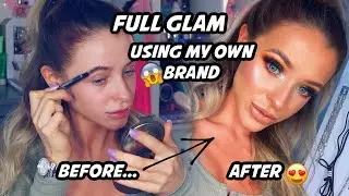 FULL MAKEUP LOOK USING ONLY DRUGSTORE PRODUCTS & MY OWN BRUSHES, LASHES & PALETTE