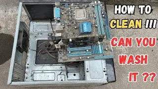 Motherboard Complete Wash | Can You Wash Motherboard with water ?? | Motherboard Display Problem