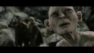 Вырезанная сцена Голлум и хоббиты
