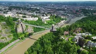 Clifton Suspension Bridge Drone footage in 4K