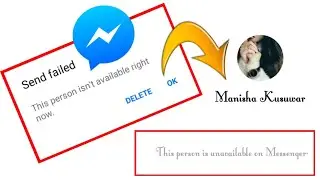 this person is unavailable on messenger | unavailable on messenger