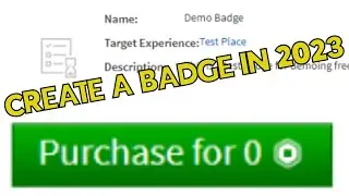 How to Create a Badge in 2023 (Roblox)