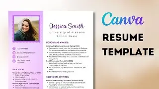 Edit Canva Resume Template