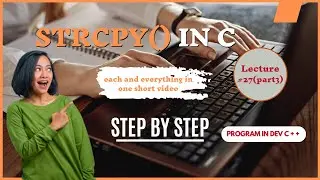C program to copy one string into another | strcpy() function in c |C String Library and String Copy