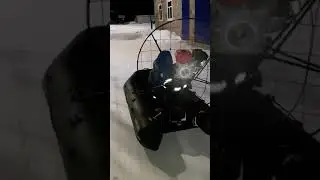 Аэросани с резиновой лодкой