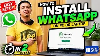 Download and install whats app on computer desktop or laptop