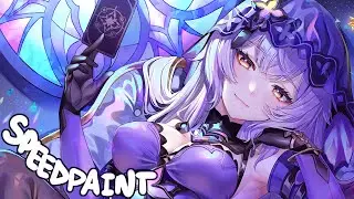 SPEEDPAINT | Black Swan from Honkai: Star Rail [Paint Tool SAI]