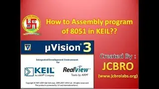 How to write Assembly program for 8051 in KEIL ??