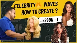 How to create celebrity 🔥weaves on hair / celebrity waves hairstyle / how to  create weaves curls
