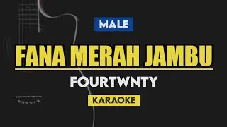 Fana Merah Jambu - Fourtwnty (Karaoke Acoustic)
