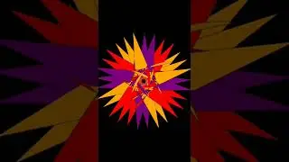 Colorful Animation In Python Program 