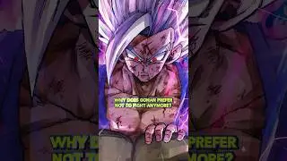 Why does Gohan prefer not to fight anymore?!