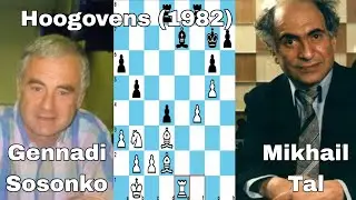 Mikhail Tal vs Gennadi Sosonko. Hoogovens (1982).