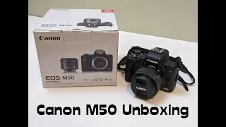 Quick unboxing of the Canon M50