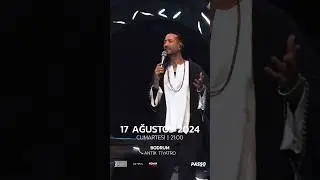 Tan Taşçı, 17 Ağustos Cumartesi akşamı Bodrum Antik Tiyatro’da. Biletler Passo’da. 🎫