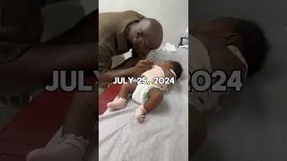 How To Give Your Newborn Pep Talks 👶🏽💪🏾 #shorts #parenthood #newbornbaby #girldad