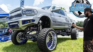 OUR NEW 18 inch lifted RAM at IDRIVE THROW DOWN 2024