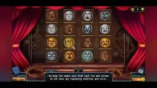 Masks puzzle: Newyork Mysteries 4 | The Outbreak | walkthrough