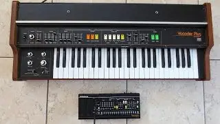 Roland VP-03 (2016) VS. VP-330 Vocoder Plus (1979) - side by side sound battle