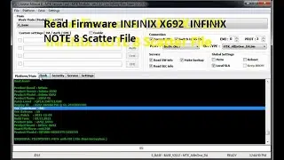 Read Firmware INFINIX X692  INFINIX NOTE 8 Scatter File