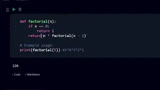 How to find factorial in hindi! #python #hindi