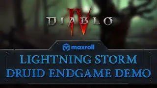 Lightning Storm Druid Endgame Showcase - Diablo 4 Season 1