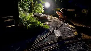 Building a FREIGHT AREA for my garden Railroad
