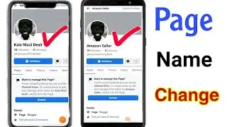 How To Change Facebook Page Name 2023
