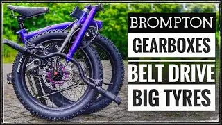 These Gearbox Folding Bikes Will Blow Your Mind (Custom Bromptons!)