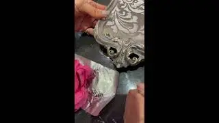 Folyo varak uygulamalı polyester tepsi boyama