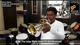 Sai musical trumpet all musical instruments avilabal Cornet saxophone.