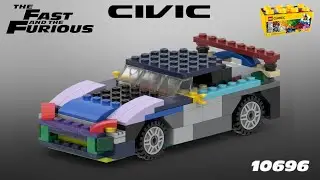 Honda Civic Fast and Furious Lego Classic 10696 (Tutorial) IDEA №34