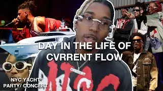 NYC YACHT PARTY & CONCERT W/ IZLAMARR | Day in the life of Cvrrent Flow