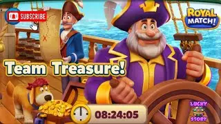 Royal Match Game Team Treasure Level 6120-6129 Area 80