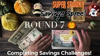 Super Spooky Savings Spree 🎃👻🦇 | Round 7! Cash Stuffing 💵| Completing More Savings Challenges!