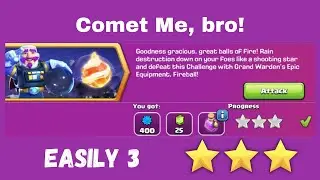 Easiest Way to 3 Star Comet Me Bro Challenge in Clash of Clans