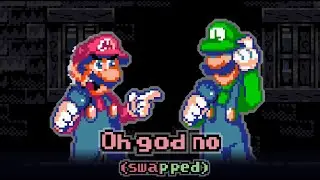 Oh bro no! - Oh god no  but swapped roles