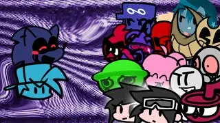 Malediction but Every turn a different character sings it || A generic FNF Betadciu (Late new year)