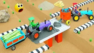 DIY Science Project: Modern Mini Concrete Mixer Builds a Strong Bridge